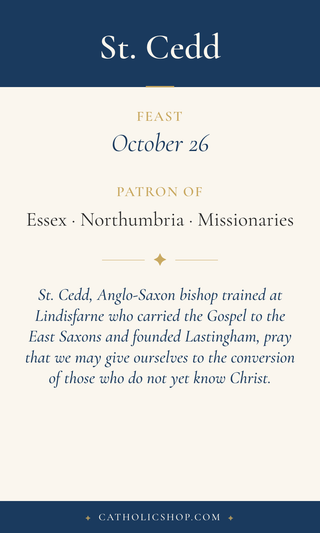 St. Cedd Holy Cards
