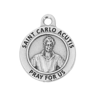 Pewter Saint Carlo Acutis Pendant