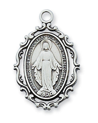 Pewter Miraculous Pendant 
