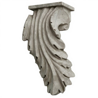 Leaf Bracket - 11-inch — Antique Stone finish