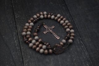 Rustic Benedictine Rosary
