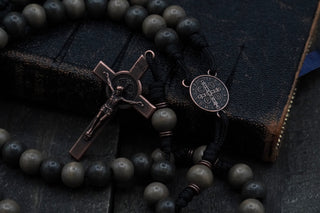 Ora et Labora St. Benedict Medal Rosary
