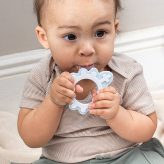 Baby's First Rosary Silicone Teether – Marian Blue