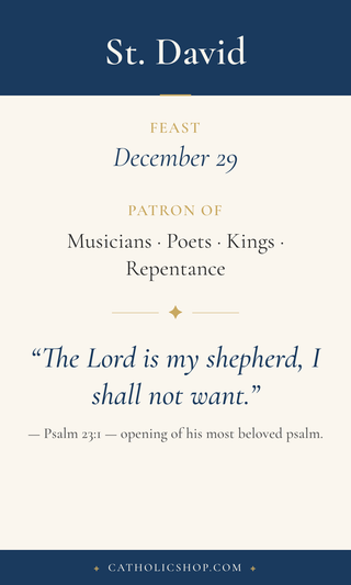 St. David Holy Cards