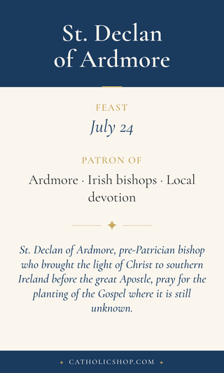 St. Declan of Ardmore Holy Cards