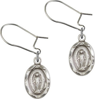 Sterling Silver Dangle Miraculous Earrings