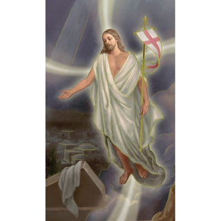 Risen Christ Holy Card - 100-Pack
