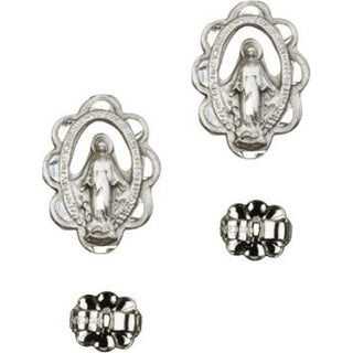 Sterling Silver Post Miraculous Earrings