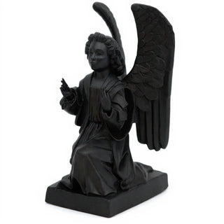 Angel Gabriel from the Annunciation Statue - 8-inch — Dusted Black finish