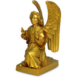Angel Gabriel from the Annunciation Statue - 8-inch — Deep Gold finish