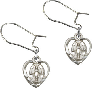Sterling Silver Dangle Miraculous Earrings