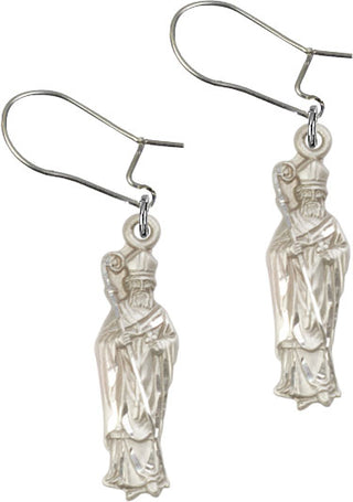 Sterling Silver Dangle Saint Patrick Earrings