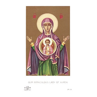 100-Pack - Our Miraculous Lady Of Kursk Holy Card