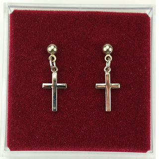 Rf Cross Earrings