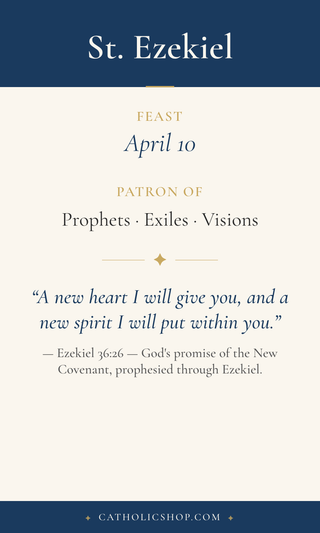 St. Ezekiel Holy Cards