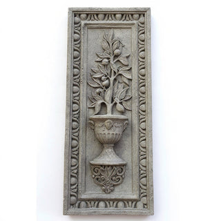 Lemon Tree Panel Wall Plaque - 37-inch — Antique Stone finish