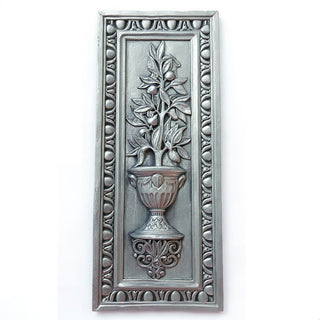 Lemon Tree Panel Wall Plaque - 37-inch — Antique Silver finish