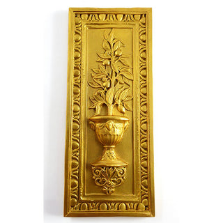 Lemon Tree Panel Wall Plaque - 37-inch — Deep Gold finish