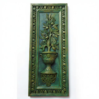 Lemon Tree Panel Wall Plaque - 37-inch — Green Bronze finish