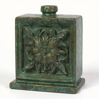 Seville Leaf Plaque Wall Plaque - 13-inch — Green Bronze finish