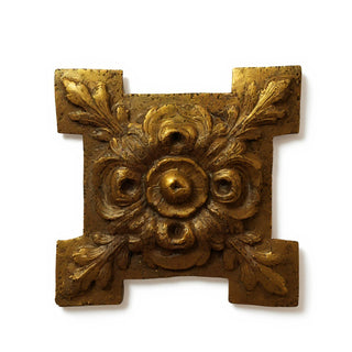 Rosette Fragment Wall Fragment — Bronze finish
