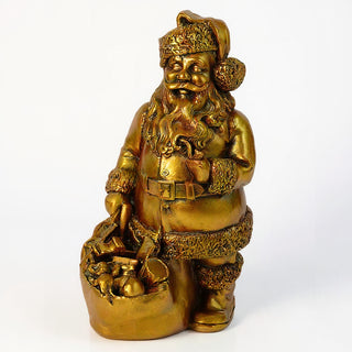 Santa Claus Figure - 19-inch — Antique Gold finish