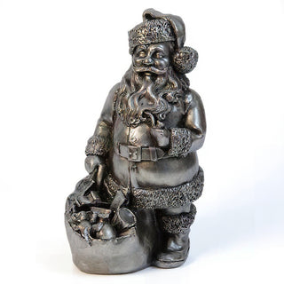 Santa Claus Figure - 19-inch — Aged Silver finish