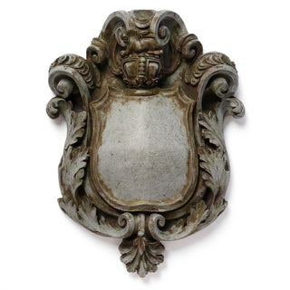 Knickerbocker Crest Wall Plaque - 30-inch — Antique Stone finish