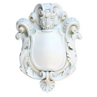 Knickerbocker Crest Wall Plaque - 30-inch — Flat White finish