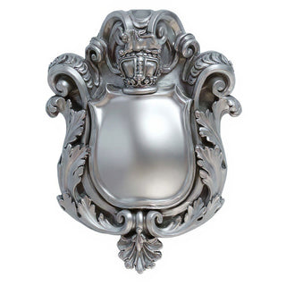 Knickerbocker Crest Wall Plaque - 30-inch — Silver finish