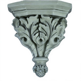 Oak Leaf Bracket - 14-inch — Mossy Green finish