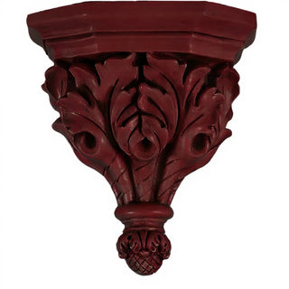 Oak Leaf Bracket - 14-inch — Rust finish
