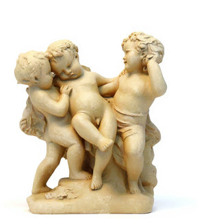 Franciscan Cherubs Statue - 23-inch — Dusted Sand finish