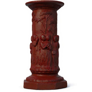 Musical Cherubs Pedestal - 22-inch — Rust finish