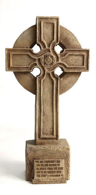 Saint John Cross - 32-inch — Gothic Stone finish