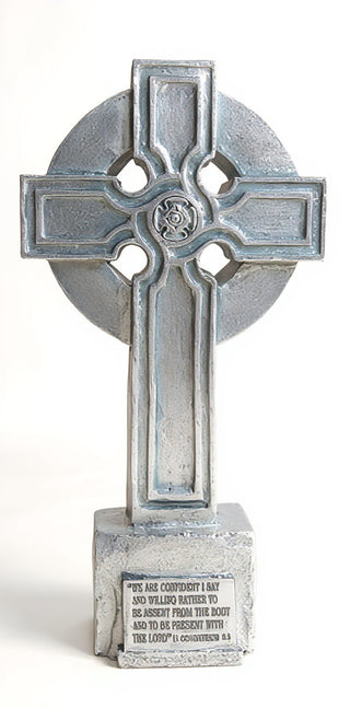 Saint John Cross - 32-inch — Silver finish