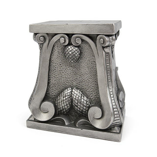 David Pedestal - 36-inch — Aged Silver finish