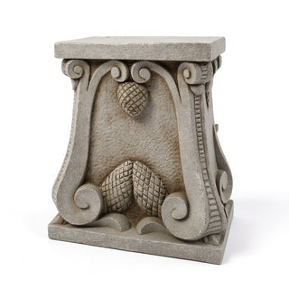 David Pedestal - 36-inch — Antique Stone finish