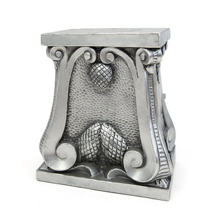 David Pedestal - 36-inch — Antique Silver finish