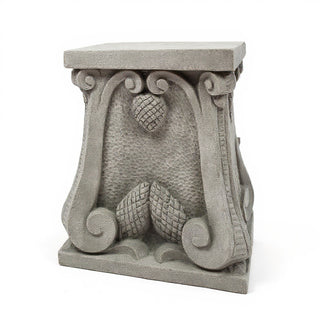 David Pedestal - 36-inch — Limestone finish