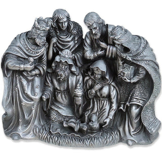 Nativity Statue — Antique Silver finish