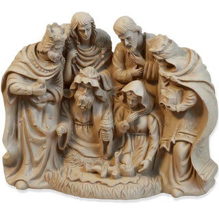 Nativity Statue — Museum Terracotta finish