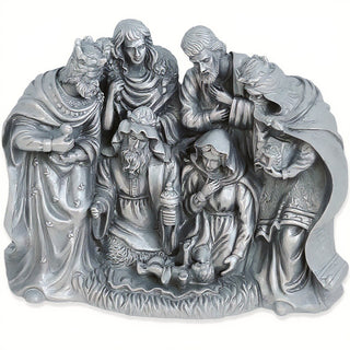 Nativity Statue — Silver finish