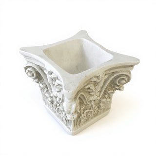 Corinthian Vessel — Antique White finish
