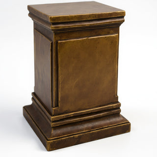 Rectangular Panel Pedestal - 18-inch — Bronze finish
