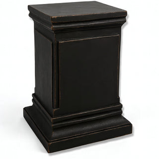 Rectangular Panel Pedestal - 18-inch — Iron finish