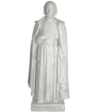 Father Marquette Statue - 74-inch