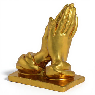 Praying Hands - 9-inch — Deep Gold finish
