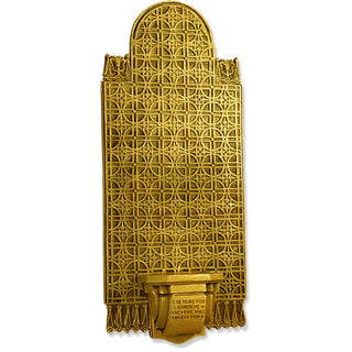 Bracket and Back Wall Bracket - 34-inch — Deep Gold finish