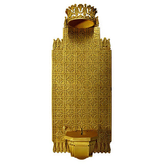 Bracket and Back Wall Bracket - 54-inch — Deep Gold finish